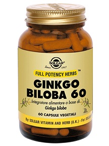 GINKGO BILOBA 60 60 CAPSULE VEGETALI - Farmacia Bartoli