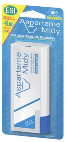 ESI ASPARTAME MIDY 500 COMPRESSE OFFERTA SPECIALE - Farmacia Bartoli