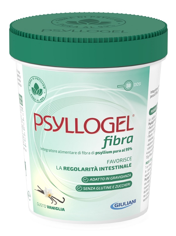 PSYLLOGEL FIBRA VANIGLIA VASO 170 G - Farmacia Bartoli