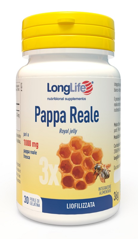 LONGLIFE PAPPA REALE 30 PERLE IN GELATINA - Farmacia Bartoli