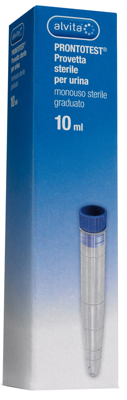 PROVETTA PER URINA ALVITA PRONTOTEST GRADUATA 10ML - Farmacia Bartoli