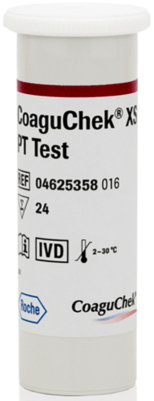 STRISCE REATTIVE PER DISPOSITIVO AUTODIAGNOSTICO COAGUCHEK XS PT TEST 24 PEZZI - Farmacia Bartoli