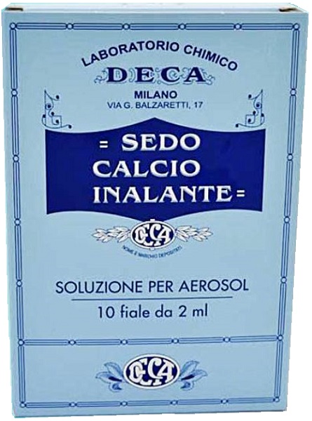 SEDO CALCIO INALANTE SOLUZIONE AEROSOL 10 FIALE 2 ML - Farmacia Bartoli