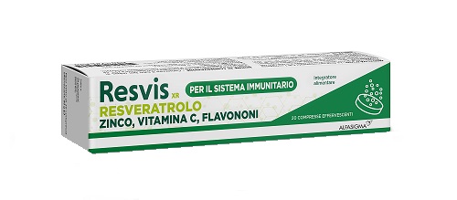 RESVIS XR ALFASIGMA 20 COMPRESSE EFFERVESCENTI DA 4 G - Farmacia Bartoli