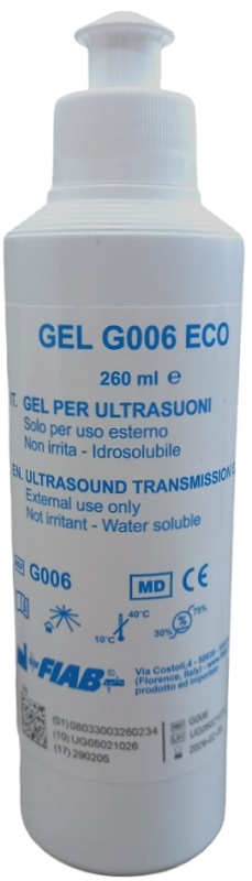GEL PER APPARECCHI AD ULTRASUONI 260 ML - Farmacia Bartoli