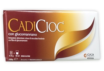CADICIOC TAVOLETTA FONDENTE CON GLUCOMANNANO 100 G - Farmacia Bartoli