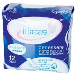ILLA CARE ASSORBENTE NOTTE EXTRA 12 PEZZI - Farmacia Bartoli