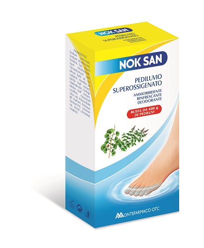 NOK SAN PEDILUVIO SUPEROSSIGENATO 400 G - Farmacia Bartoli