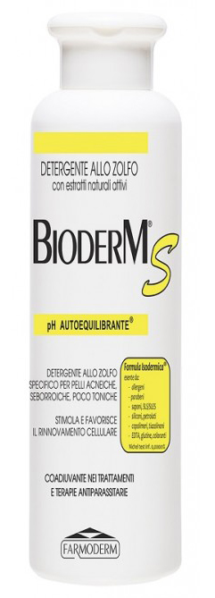 BIODERM S ANTIACNE ANTISEBO 250 ML - Farmacia Bartoli