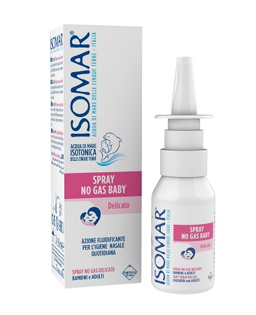 ISOMAR SOLUZIONE ACQUA MARE BABY SPRAY NO GAS 30ML - Farmacia Bartoli
