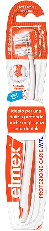 ELMEX INTERX SPAZZOLINO PROTEZIONE CARIE TESTINA CORTA - Farmacia Bartoli