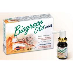 SOLUZIONE OTOLOGICA BIOGREEN OTO SPRAY RIMOZIONE E DISSOLUZIONE CERUME 13 ML - Farmacia Bartoli