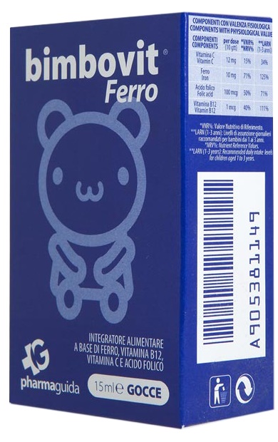 BIMBOVIT FERRO GOCCE 15 ML - Farmacia Bartoli