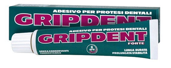 GRIPDENT FORTE ADESIVO PER PROTESI DENTARIA 40 G - Farmacia Bartoli