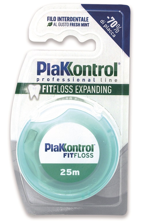 PLAKKONTROL FIT FLOSS FILO 25 M - Farmacia Bartoli
