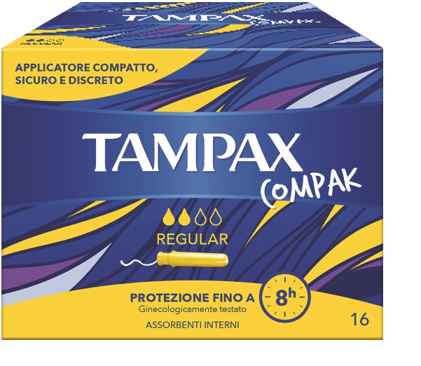 TAMPAX COMPAK REGULAR 16 PEZZI - Farmacia Bartoli