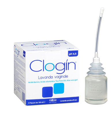 CLOGIN LAVANDA VAGINALE 5 FLACONI DA 100 ML + 5 CANNULE VAGINALI MONOUSO - Farmacia Bartoli