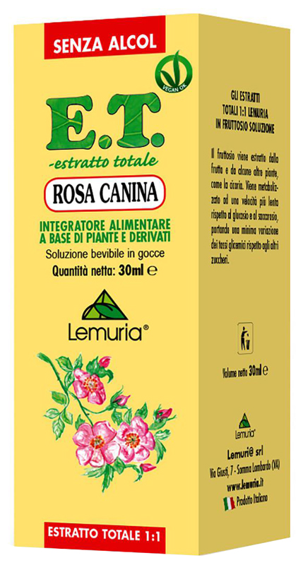 ET ESTRATTO TOTALE ROSA CANINA 30 ML SENZA ALCOL - Farmacia Bartoli