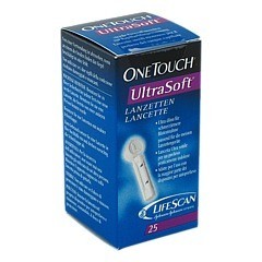 LANCETTE PUNGIDITO ONETOUCH ULTRASOFT 25 PEZZI - Farmacia Bartoli