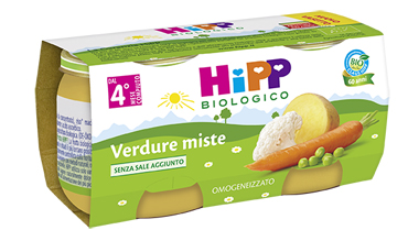 HIPP BIO HIPP BIO OMOGENEIZZATO VERDURE MISTE 2X80 G - Farmacia Bartoli
