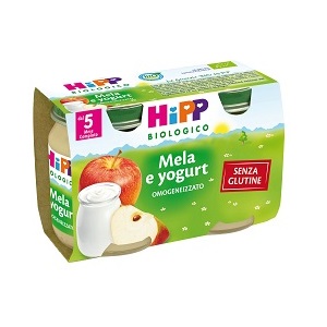 HIPP BIO HIPP BIO OMOGENEIZZATO MELA YOGURT 2X125 G - Farmacia Bartoli