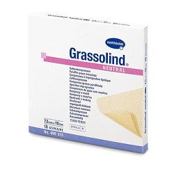 GARZA PARAFFINATA GRASSOLIND 10X10CM 10 PEZZI - Farmacia Bartoli