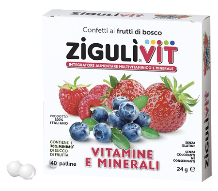 ZIGULI VIT FRUTTIBOSCO 40 CONFETTI - Farmacia Bartoli