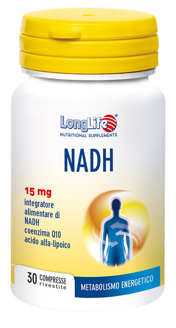 LONGLIFE NADH CON Q10 30 COMPRESSE - Farmacia Bartoli