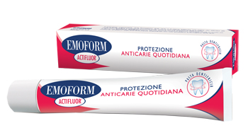 EMOFORM ACTIFLUOR DENTIFRICIO 75 ML - Farmacia Bartoli