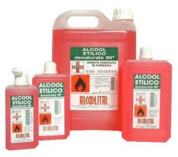 ALCOOL ETILICO DENATURATO 90% 250 ML - Farmacia Bartoli