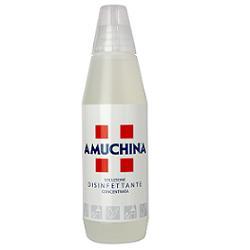 DISINFETTANTE IGIENIZZANTE A BASE DI IPOCLORITO DI SODIO ANTIMICROBICO AD AMPIO SPETTRO D'AZIONE AMUCHINA LIQUIDA 100% 1000 ML - Farmacia Bartoli