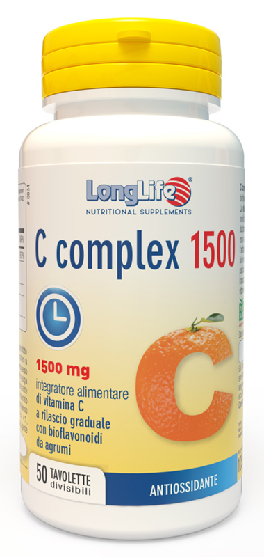 LONGLIFE C COMPLEX 1500 T/R 50 TAVOLETTE - Farmacia Bartoli
