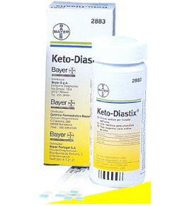 STRISCE MISURAZIONE GLICOSURIA E CHETONURIA KETODIASTIX 50 PEZZI - Farmacia Bartoli