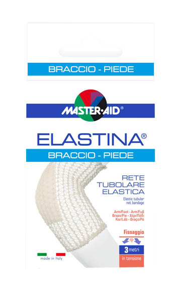 RETE TUBOLARE ELASTICA IPOALLERGENICA MASTER-AID ELASTINA BRACCIO/PIEDE 3 MT IN TENSIONE CALIBRO 4 CM - Farmacia Bartoli