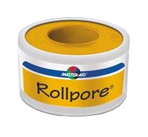 CEROTTO IN ROCCHETTO MASTER-AID ROLLPORE TESSUTO NON TESSUTO 5X2,5 - Farmacia Bartoli