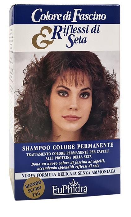 EUPHIDRA COLORE DI FASCINO & RIFLESSI DI SETA SHAMPOO COLORE PERMANENTE 46 BIONDO SCURO 120 ML - Farmacia Bartoli