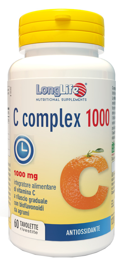 LONGLIFE C COMPLEX 1000 T/R 60 TAVOLETTE - Farmacia Bartoli