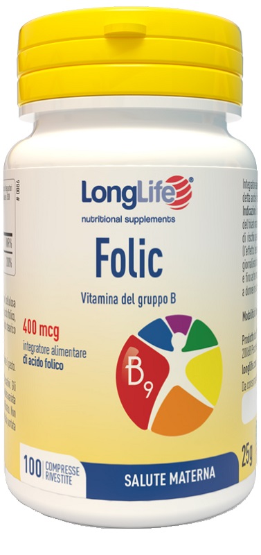 LONGLIFE FOLIC 400 MCG 100 COMPRESSE - Farmacia Bartoli