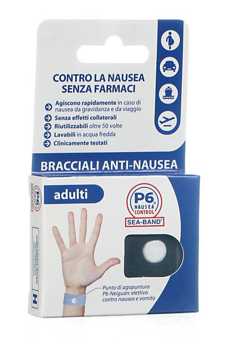 BRACCIALE ANTI NAUSEA PER ADULTI P6 NAUSEA CONTROL 2 PEZZI - Farmacia Bartoli
