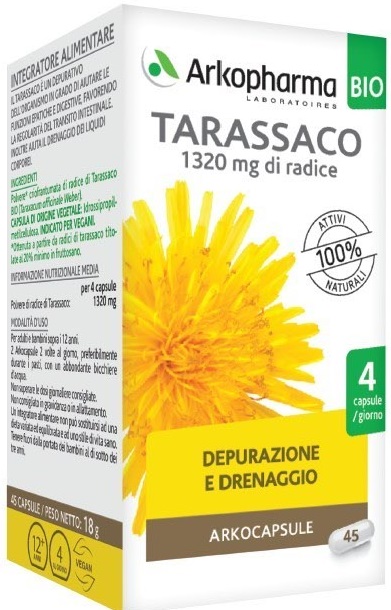 ARKO CAPSULE TARASSACO BIO 45 CAPSULE - Farmacia Bartoli
