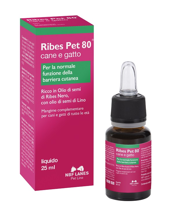 RIBES PET 80 GOCCE OLIO 25 ML CON CONTAGOCCE - Farmacia Bartoli