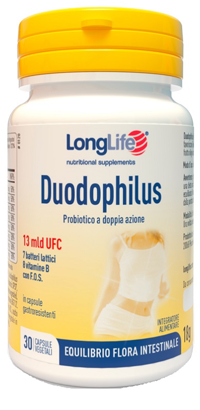 LONGLIFE DUODOPHILUS 30 CAPSULE VEGETALI - Farmacia Bartoli