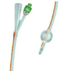 CATETERE FOLEY IN SILICONE TRASPARENTE A 2 VIE CON PALLONCINO 5-10ML DIAMETRO CH14 4,66MM LUNGHEZZA 40CM - Farmacia Bartoli