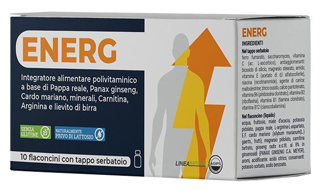 ENERG 10 FLACONCINI 10 ML CON TAPPO SERBATOIO - Farmacia Bartoli