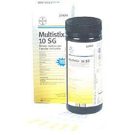 STRISCIA REATTIVA MULTITEST MULTISTIX 10SG 25 PEZZI - Farmacia Bartoli