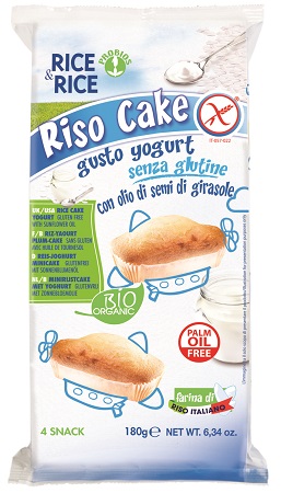 RICE&RICE RISO CAKE ALLO YOGURT 4 X 45 G - Farmacia Bartoli