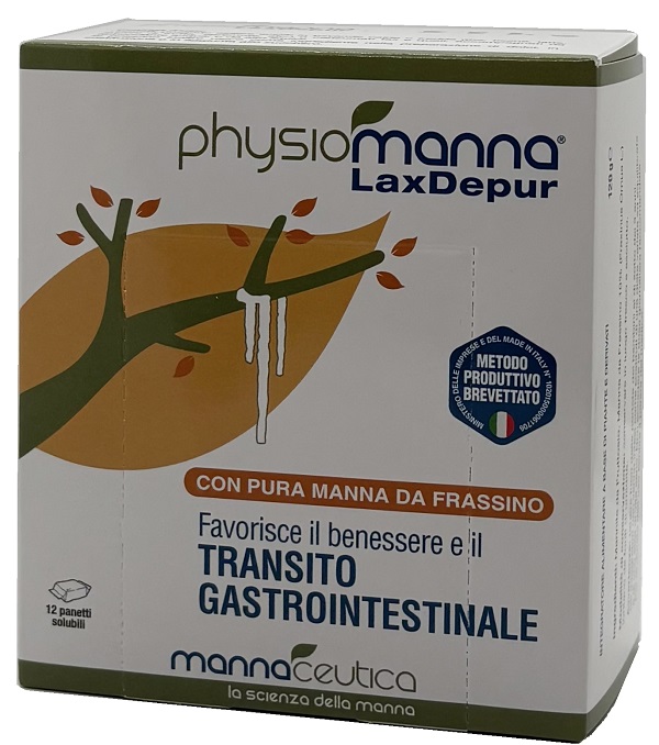 PHYSIOMANNA LAXDEPUR MANNITE DUFOUR 12 PANETTI SOLUBILI DA 10 G - Farmacia Bartoli