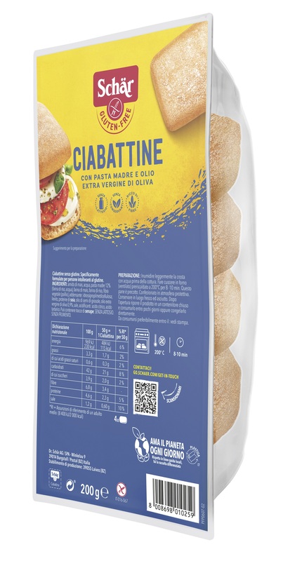 SCHAR CIABATTINA 200 G - Farmacia Bartoli