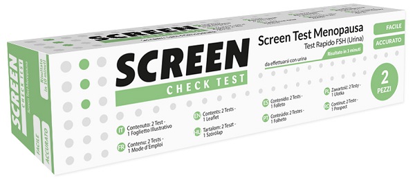 SCREEN TEST RAPIDO FSH/MENOPAUSA URINA 2 PEZZI - Farmacia Bartoli