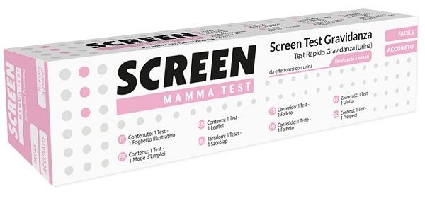 SCREEN TEST ORMONE HCG GRAVIDANZA NELL'URINA SCREEN TEST HCG 1 PEZZO - Farmacia Bartoli